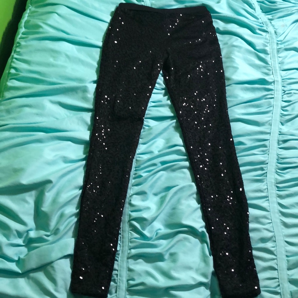 Shimmery tights